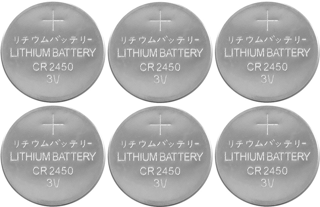 Batterij 6 Stuks CR2450 Zilver Van Star Trading - 