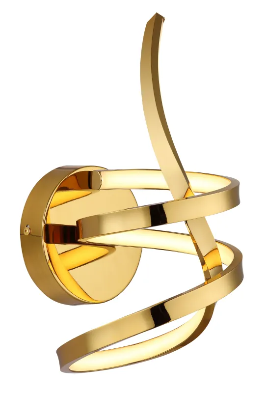 Iduna Ø35 Goud wandlamp Van Globo Lighting - Iduna &auml;r en v&auml;gglampa som f&ouml;renar elegant design med funktionell belysning och blir en stilfull detalj i varje rum.