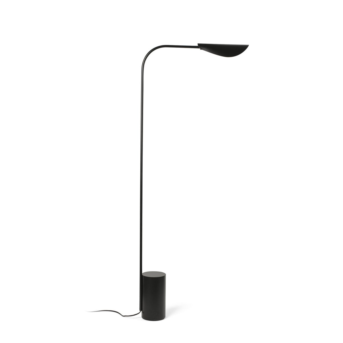 Liggera Zwart vloerlamp Van Faro Barcelona - De zachte, natuurlijke vormen doen denken aan het silhouet van een tak en geven de lamp een harmonieuze en organische uitstraling.