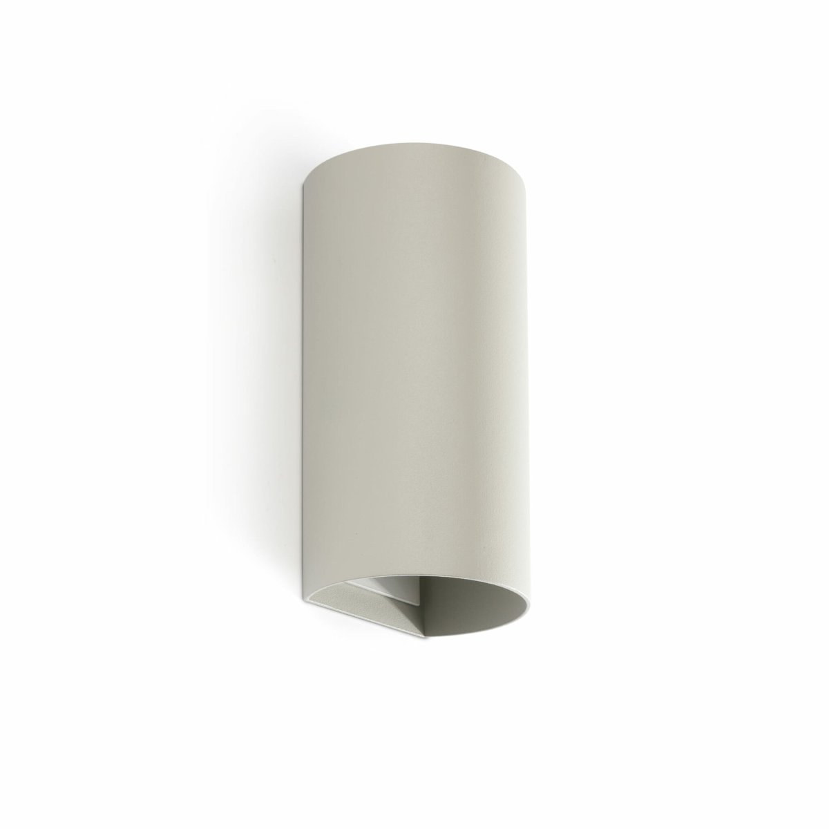 Sole 15cm Grijs wandlamp Van Faro Barcelona - Sole is een compacte, ronde wandlamp met een grijze afwerking die functie en vorm op een elegante manier combineert.