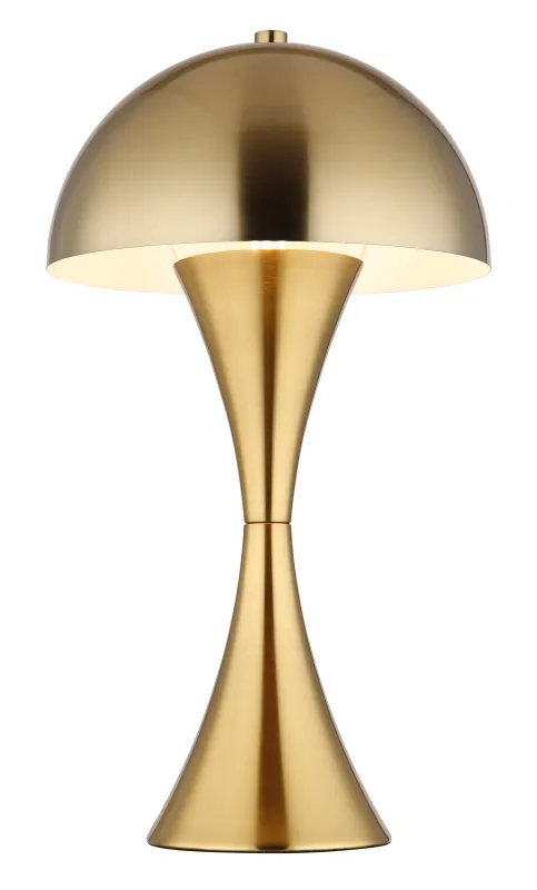 Dima 36cm Goud tafellamp Van Globo Lighting - Perfekt f&ouml;r moderna milj&ouml;er, d&auml;r den ger en sofistikerad touch samtidigt som den sprider behagligt ljus.