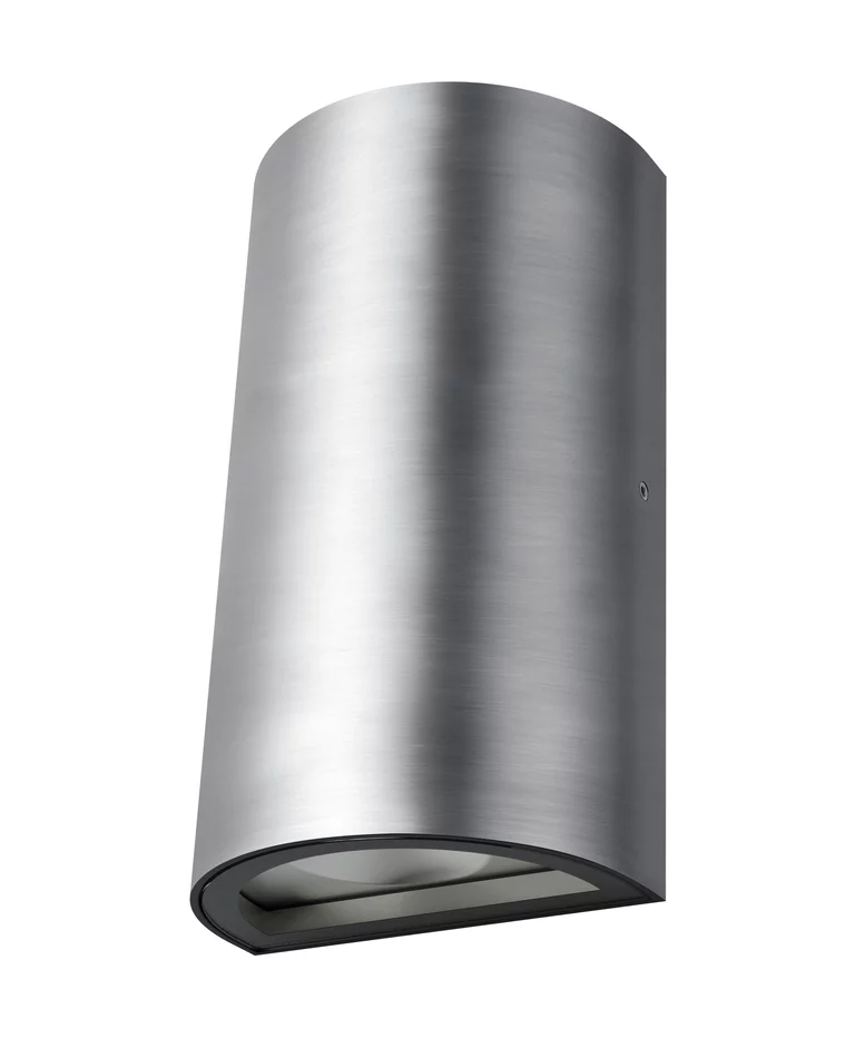UpDown Aluminium buitenlamp Van Ledvance - UpDown &auml;r en stilren och modern v&auml;gglampa som skapar en effektfull ljusspridning b&aring;de upp&aring;t och ned&aring;t.