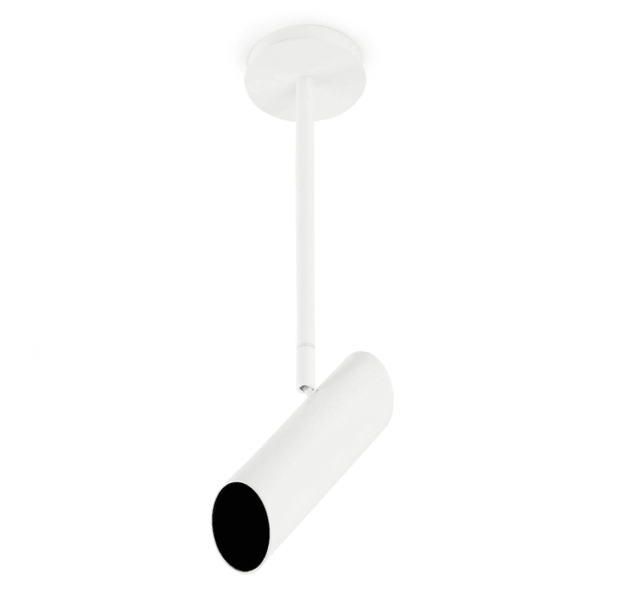 Link Wit spot Van Faro Barcelona - Het stijlvolle ontwerp combineert esthetiek en functionaliteit, waardoor de lamp een perfecte keuze is voor moderne interieurs.