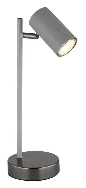 Robby 35cm Grijs bureaulamp Van Globo Lighting - Robby &auml;r en praktisk skrivbordslampa som blir ett stilfullt tillskott till ditt hem.
