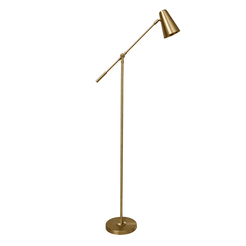  Ramo Mat messing vloerlamp Van H. Skjalm P - De lamp geeft een prachtig neerwaarts licht en creëert een gezellige sfeer.