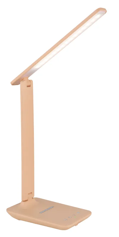 Bulla 56cm Oranje bureaulamp Van Globo Lighting - Med en ljusstyrka p&aring; 350 lumen ger den behagligt ljus, och det medf&ouml;ljande USB-kabeln och adaptern g&ouml;r den extra praktisk.