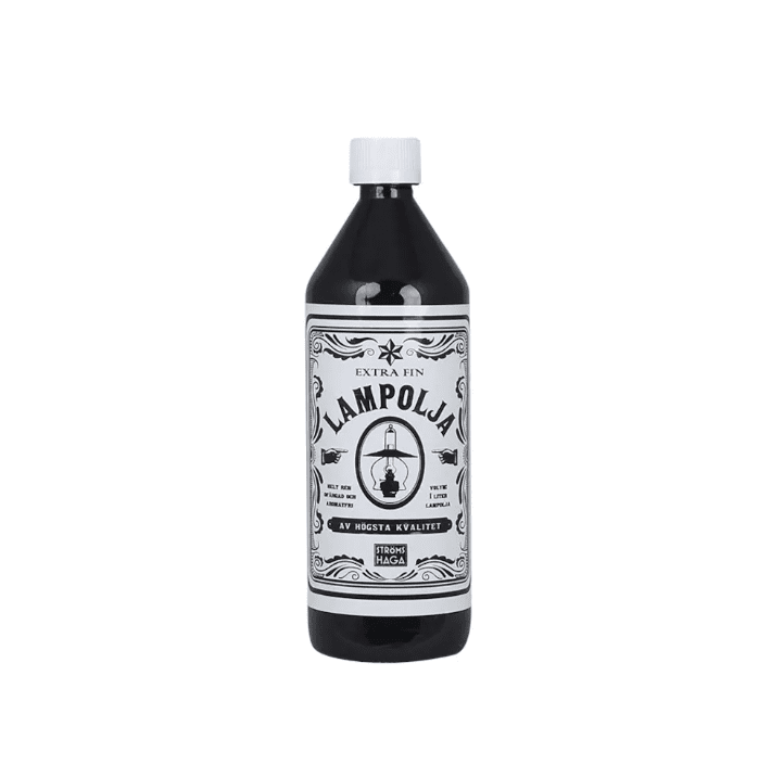 Lamp oil 1L Van Strömshaga - Zuivere, kleurloze lampenolie die zorgt voor een stabiele en fijne vlam.