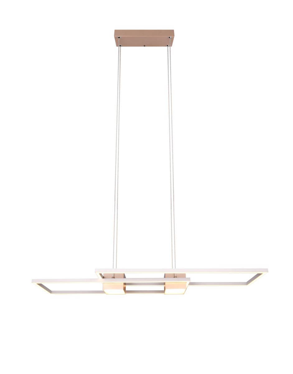 Albany 100cm Koffie hanglamp Van Trio Lighting - 