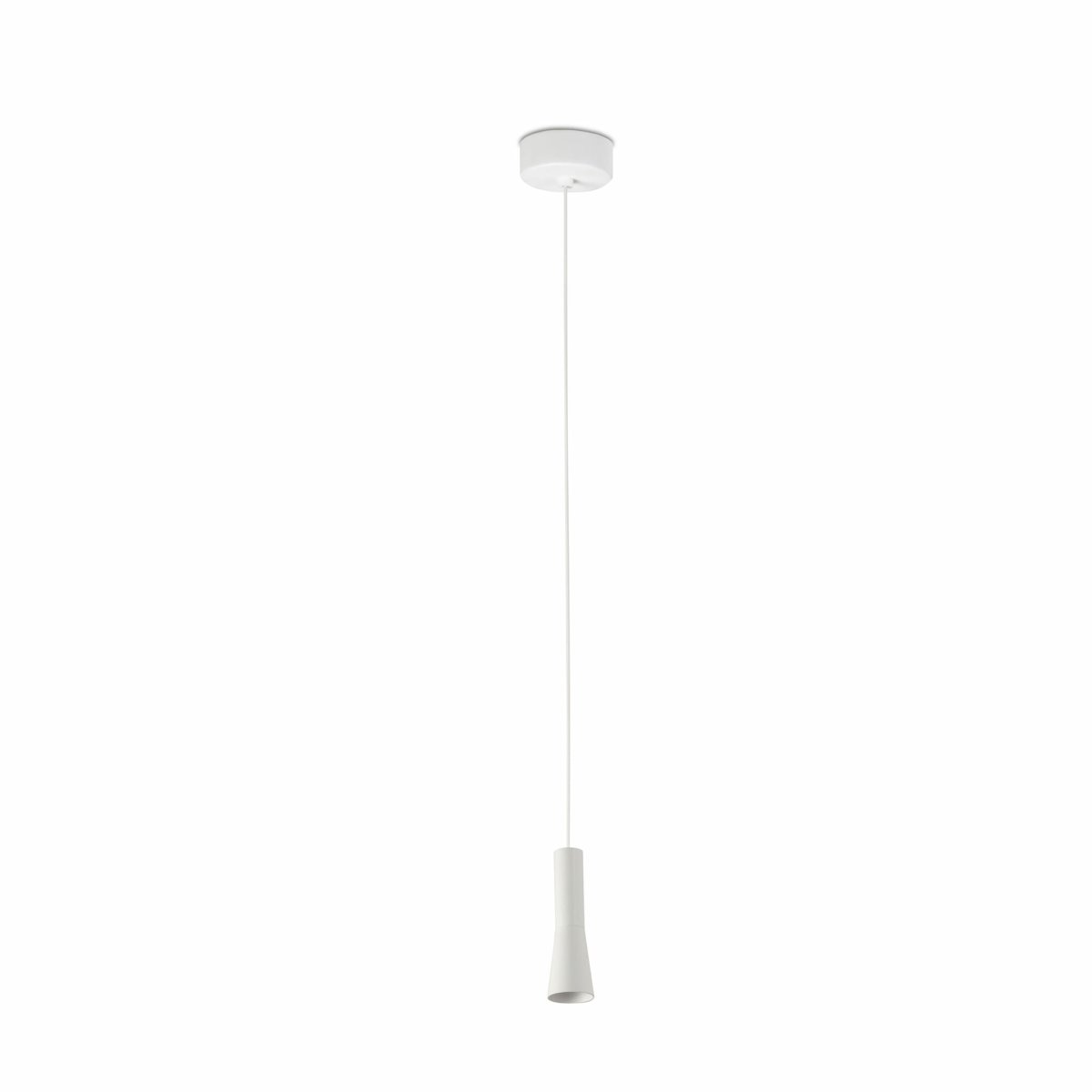 Nina Ø4 Wit hanglamp Van Faro Barcelona - Nina is een witte hanglamp met ge&iuml;ntegreerde ledtechnologie en een stijlvol, minimalistisch design.