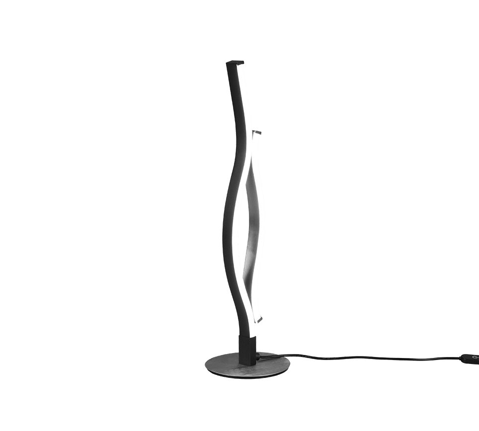 Blaze 48cm Geborsteld aluminium tafellamp Van Trio Lighting - 