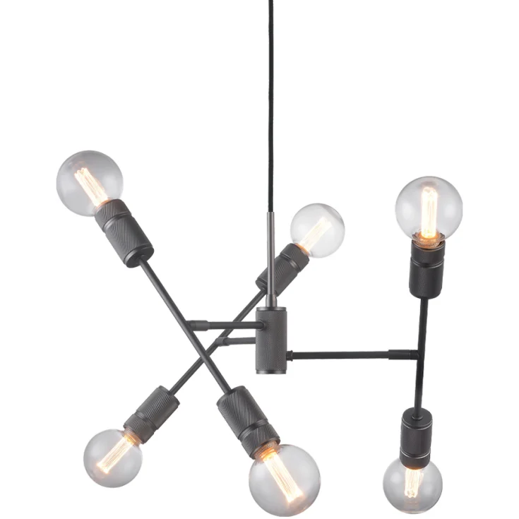 Halo Ø40 Donkergrijs hanglamp Van Halo Design - Halo is een stijlvolle plafondlamp met een modern design en industri&euml;le uitstraling.
