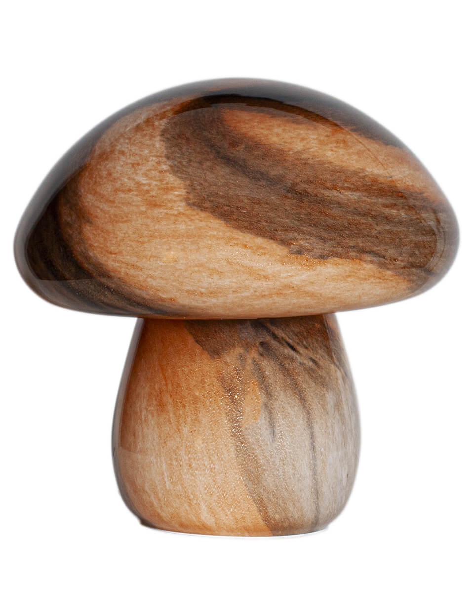 Mira Mushroom 30cm Natuur tafellamp Van By Rydéns - De lamp is niet alleen een functionele lichtbron, maar ook een artistiek detail dat uw interieur accentueert met zijn op de natuur ge&iuml;nspireerde ontwerp en handgemaakte kwaliteit.