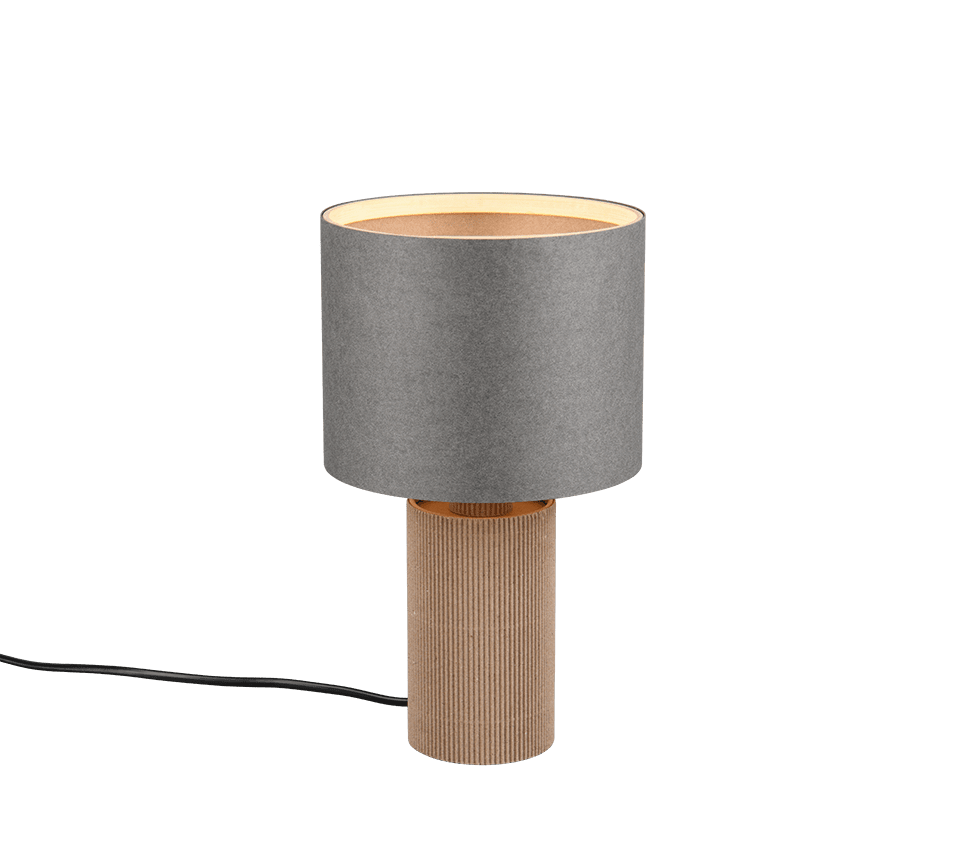 Canio 28cm Grijs tafellamp Van Trio Lighting - 