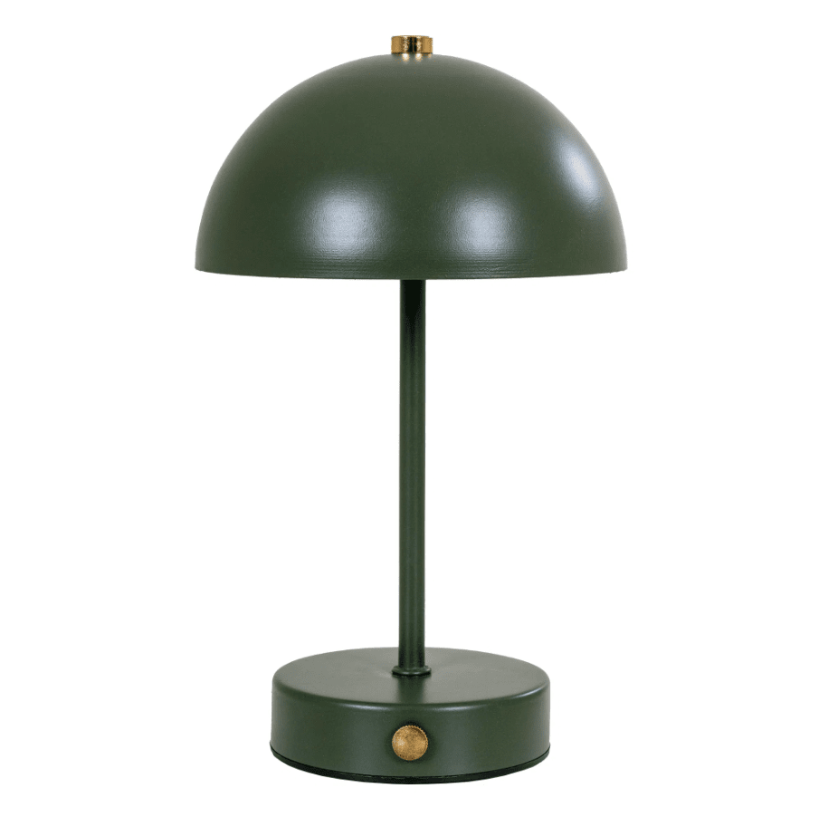 Holt LED 25cm Groente Draagbare Van House of Nordic - De klassiska formen i gr&ouml;n metall med detaljer i m&auml;ssing bidrar med en harmonisk atmosf&auml;r till rummet.