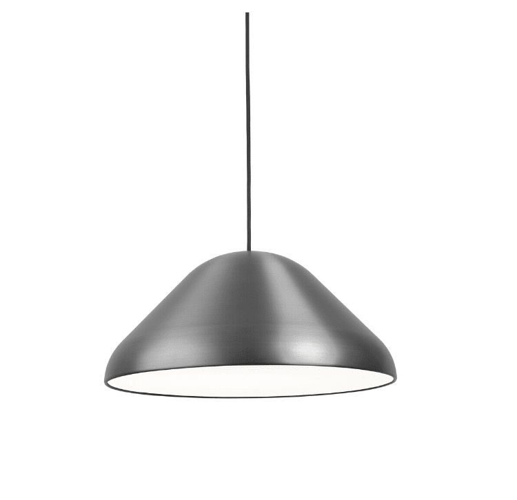 Enna Ø43 Staal hanglamp Van Airam - De grote en ronde pendelarmatuur in roestvrij staal is geschikt voor vele soorten interieurs en als eettafelarmatuur.