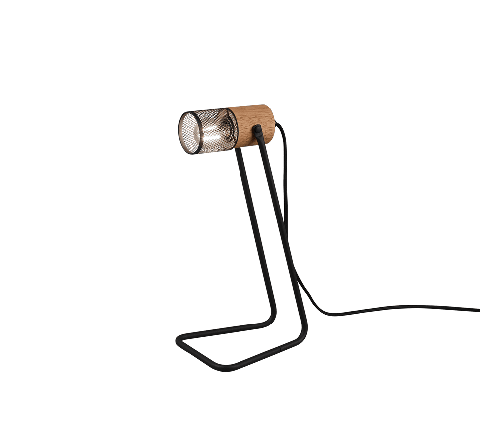 Tosh 40cm Zwart bureaulamp Van Trio Lighting - 