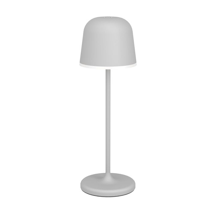 Mannera 34cm Grijs Draagbare Van Eglo - U kunt hem eenvoudig opladen met de meegeleverde USB-kabel, zodat u hem gemakkelijk overal mee naartoe kunt nemen - of u nu op het terras, in de tuin of op een picknick bent.