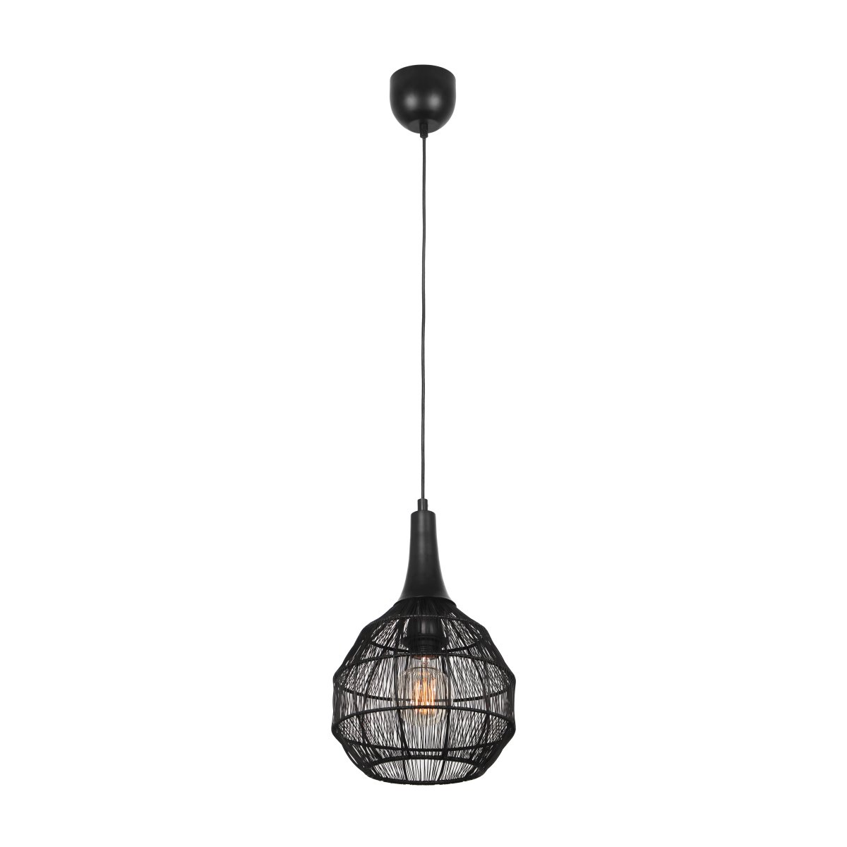 Soraya Ø26 Zwart hanglamp Van Trio Lighting - 