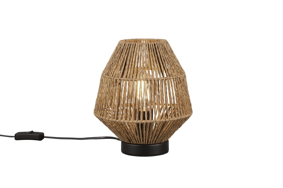 Miki 20cm Bruin tafellamp Van Trio Lighting - 