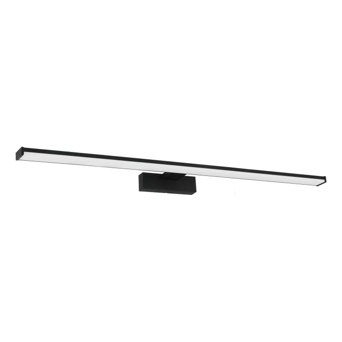 Pandella 78cm Zwart badkamerlamp Van Eglo - De Pandella spiegelverlichting van zwart aluminium heeft een modern en stijlvol design.