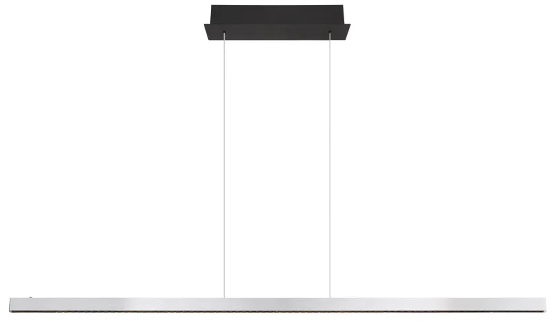 Dentsy 150cm Staal hanglamp Van Globo Lighting - Med den smidiga touchknappen f&ouml;r av/p&aring; och den stegl&ouml;sa touchdimmern kan du enkelt justera ljusstyrkan efter &ouml;nskem&aring;l.