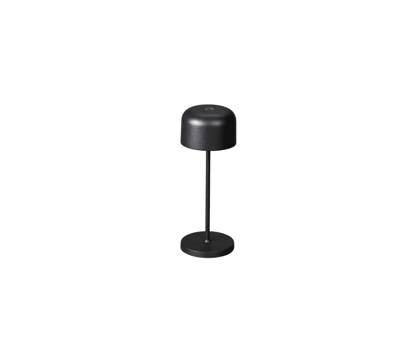 Lille 20cm Zwart Draagbare Van Konstsmide - De lamp is voorzien van een touchdimmer, waarmee u de helderheid en kleurtemperatuur kunt aanpassen van warmgeel tot warmwit licht.
