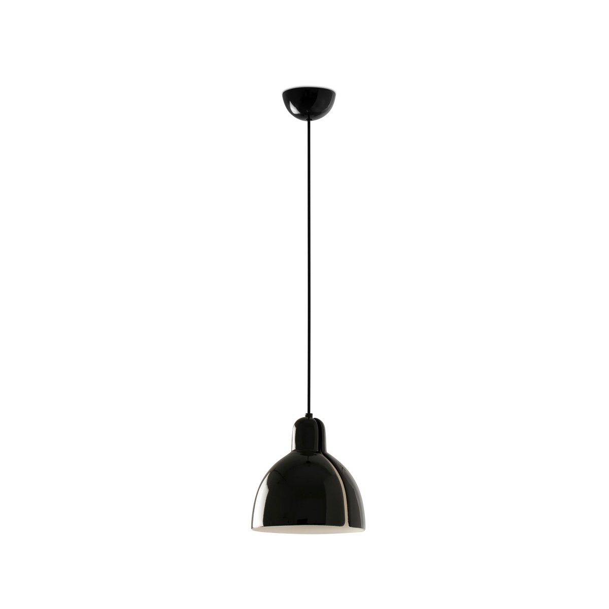 Venice Ø20 Zwart hanglamp Van Faro Barcelona - Venice 200 cre&euml;ert een warme sfeer en vormt een echte blikvanger in de ruimte.