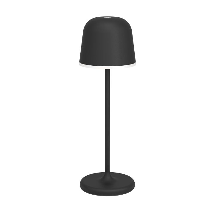 Mannera 34cm Zwart Draagbare Van Eglo - U kunt hem eenvoudig opladen met de meegeleverde USB-kabel, zodat u hem gemakkelijk overal mee naartoe kunt nemen - of u nu op het terras, in de tuin of op een picknick bent.