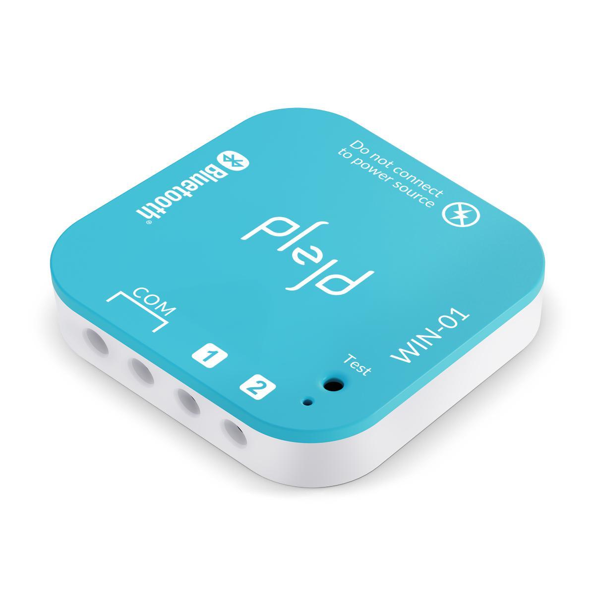 Draadloze schakelaarinvoer WIN-01 Van Plejd - WIN-01 heeft twee ingangen en kan met elke drukknop worden gebruikt om Plejd-producten draadloos te bedienen.