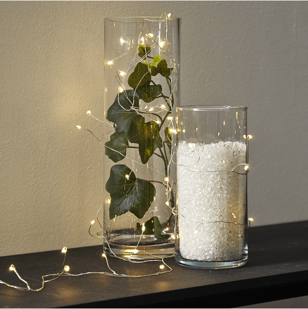 Lichtsnoer Dew Drop 3m Zilver Van Star Trading - Prachtige decoratieve lus met dauwdruppel.