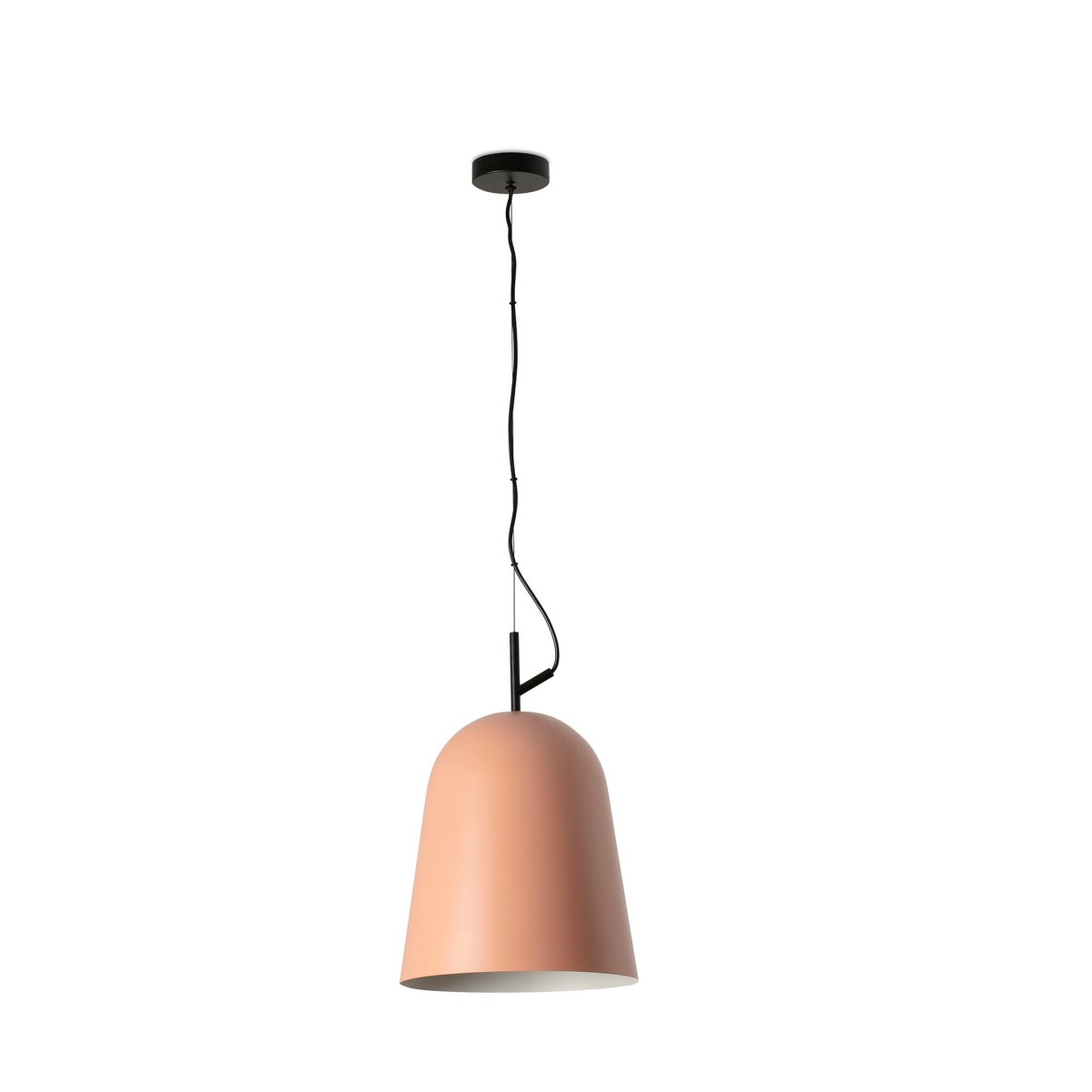 Studio Ø30 Roze hanglamp Van Faro Barcelona - Studio is een elegante hanglamp in roze, ontworpen door Nahtrang met inspiratie uit de klassieke lijnen van de jaren 50 - tijdloze esthetiek in een moderne vintage stijl.