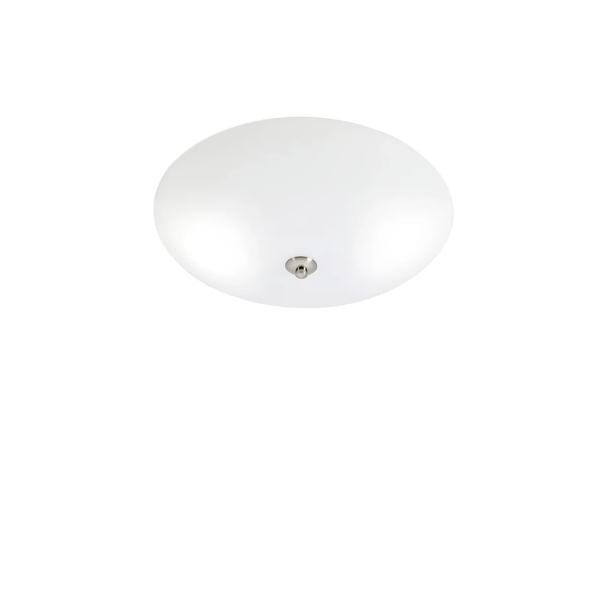 Platillo Ø40 Wit plafondlamp Van Markslöjd - Dankzij de totale hoogte van 13 cm is de lamp ook geschikt voor ruimtes met een lager plafond.