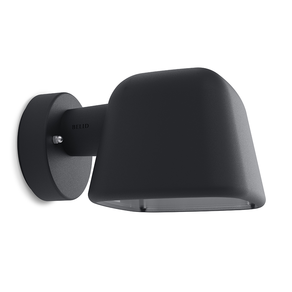 Boo Zwart buitenlamp Van Belid - Met E27-fitting, waardoor u kunt kiezen voor een energiezuinige lichtbron met een lange brandduur bij een laag verbruik.
