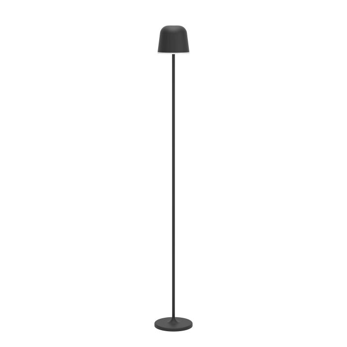 Mannera 140cm Zwart Draagbare Van Eglo - Dankzij de draadloze functie kan de lamp vrij in de kamer worden geplaatst en verspreidt hij een gelijkmatig en aangenaam licht - ideaal om sfeer te creëren of om bij te lezen.