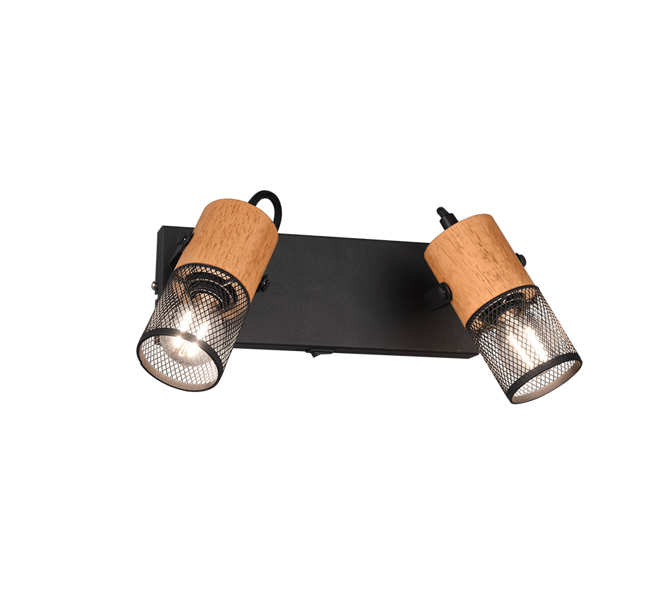  Tosh 26cm Zwart leeslamp Van Trio Lighting - 