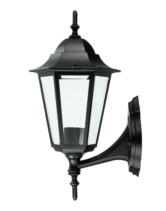 Kartano Zwart buitenlamp Van Airam - De vorm van de ouderwetse lampen zorgt voor een tijdloos gevoel.
