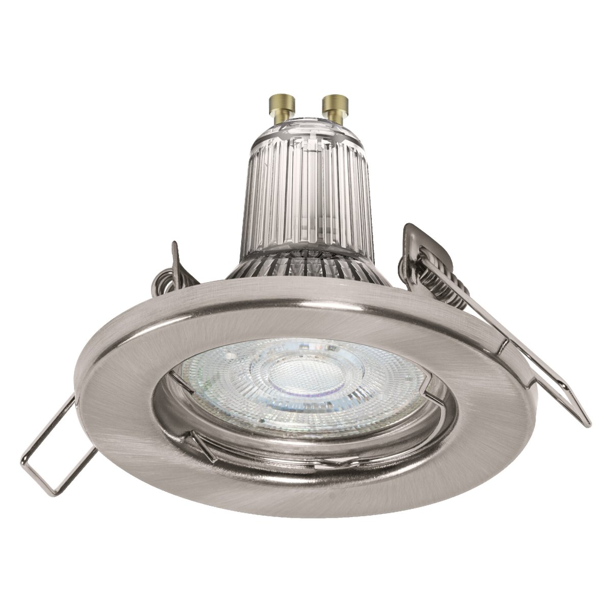 Spot Essential 5x2.6W GU10 Geborsteld staal Van Ledvance - Spot Essential is een praktische en stijlvolle set van 5 inbouwspots die voor moderne en discrete verlichting zorgen.