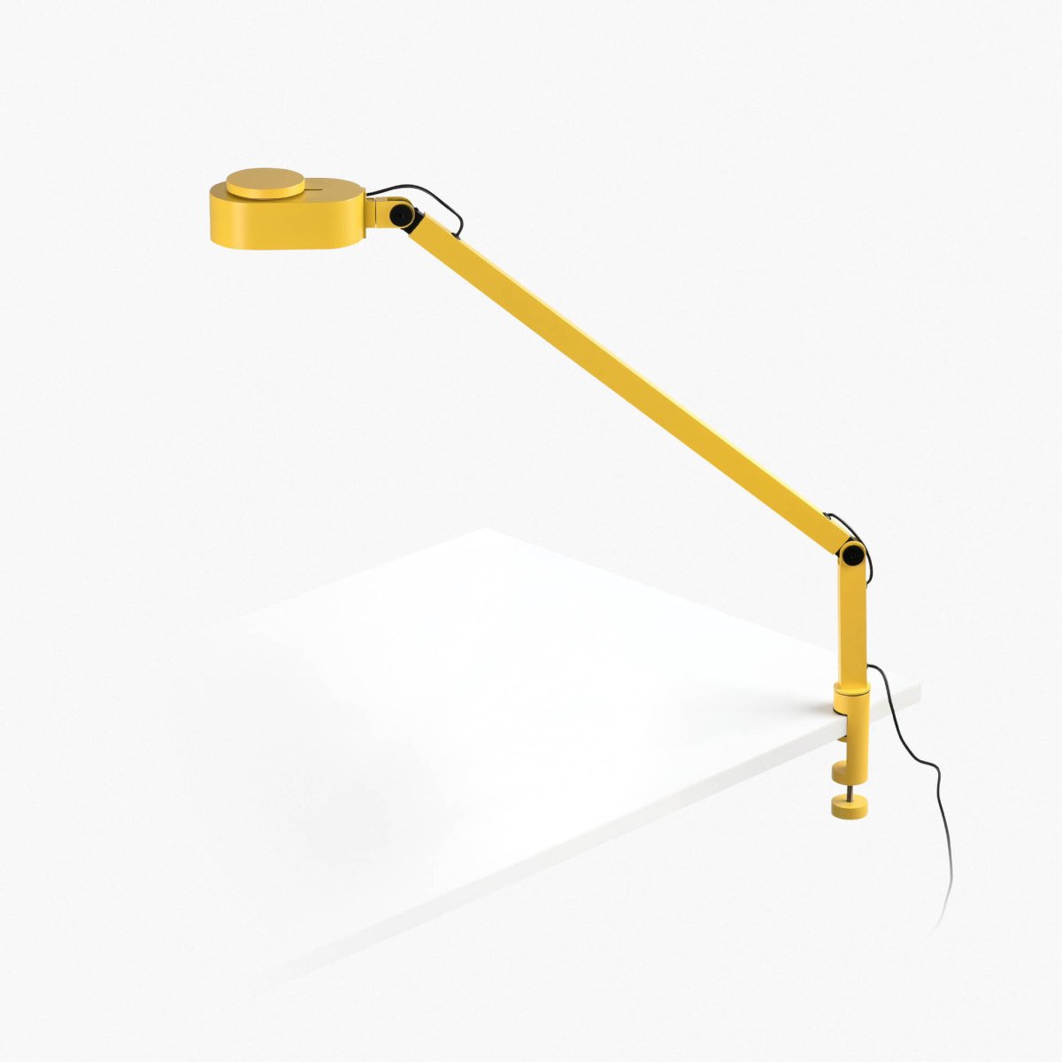 Inviting 86cm Geel klemlamp Van Faro Barcelona - Inviting is een flexibele armaturenserie, ontworpen door Bohman&amp;Folenius, ontworpen om aan uw behoeften en stemmingen te voldoen.