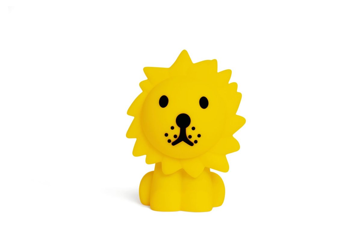 Bundle of Light - Lion Mini Geel kinderlamp Van Mr Maria - Ideaal als decoratie op een bureaulamp of als attent cadeau: deze 12 cm grote versie geeft een zacht licht en schakelt na 15 minuten automatisch uit met de timer om energie te besparen.