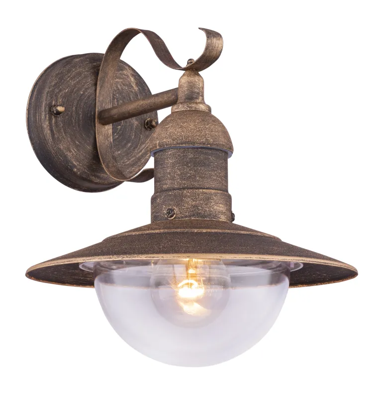 Linda Goud buitenlamp Van Globo Lighting - Kombinera stil och funktion med Linda och skapa en inbjudande atmosf&auml;r runt ditt hem!
