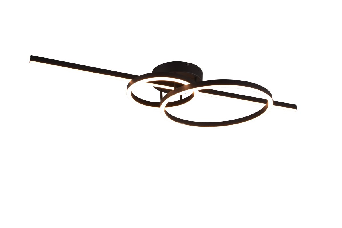 Montilla 100cm Zwart plafondlamp Van Trio Lighting - 