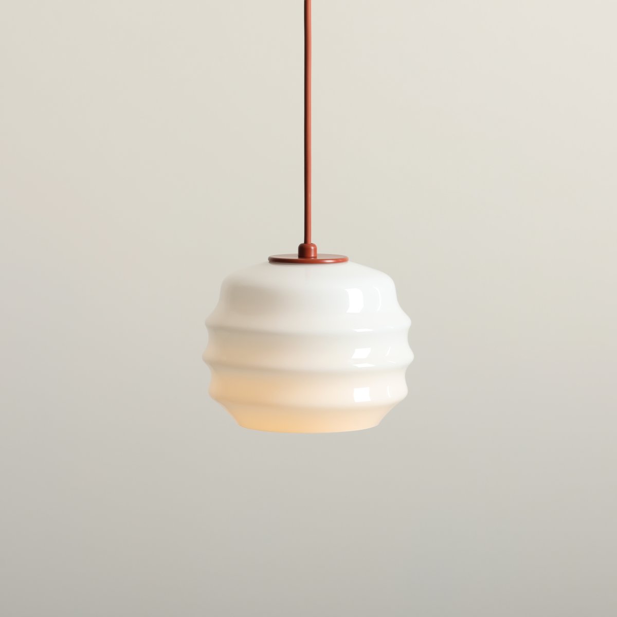 Puff Ø16 Terracotta hanglamp Van Artera - Puff is een charmante plafondlamp die zachte vormen combineert met een modern en stijlvol design.