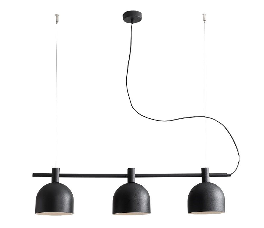  Beryl 83cm Zwart hanglamp Van Artera - Met zijn minimalistische en elegante design is deze plafondlamp een stijlvolle toevoeging aan het moderne huis, waar vorm en functie samenkomen.