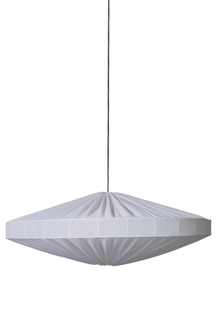 Alba Lampenkap Excl. Ophanging Ø115 Wit hanglamp Van Alde & Lind - Met de linnen stof in gebroken wit geeft de Alba lampenkap een verfijnde en elegante uitstraling.