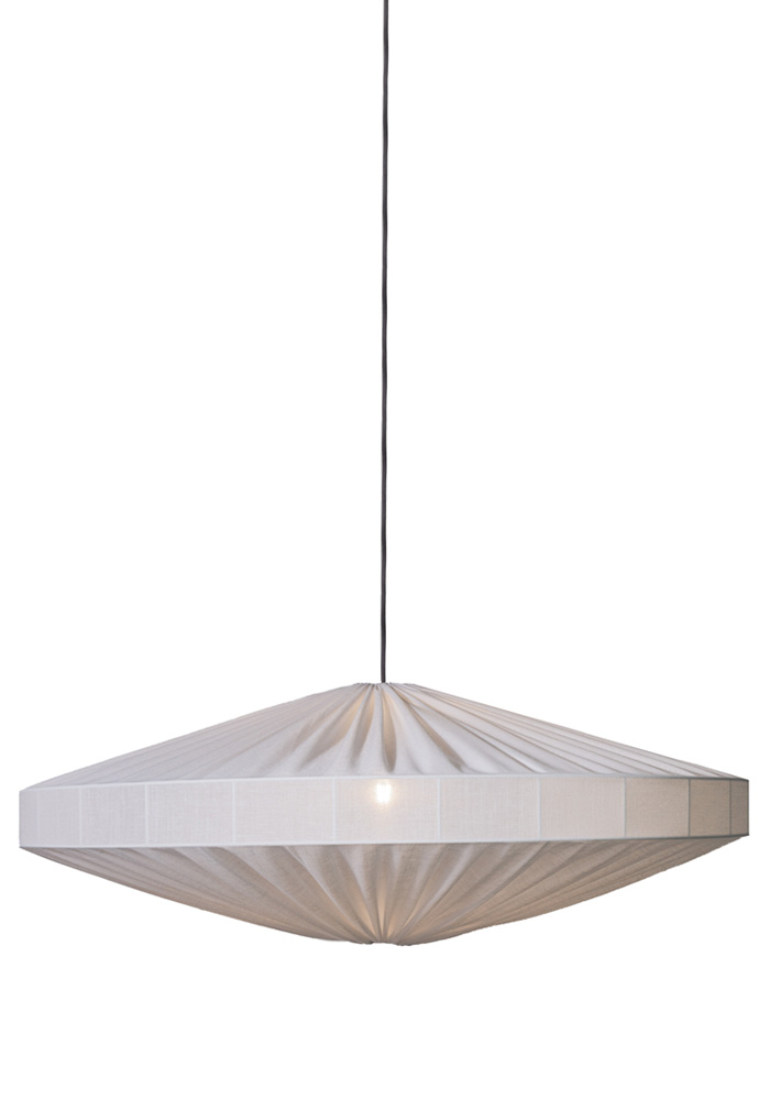 Alba Lampenkap Excl. Ophanging Ø115 Wit hanglamp Van Alde & Lind - Met de linnen stof in gebroken wit geeft de Alba lampenkap een verfijnde en elegante uitstraling.