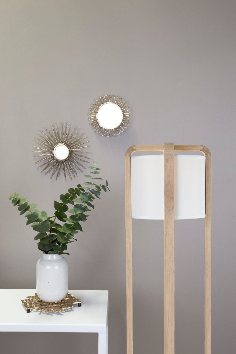 Ash Natuur vloerlamp Van Globen Lighting - Staande lamp in licht essenhout.