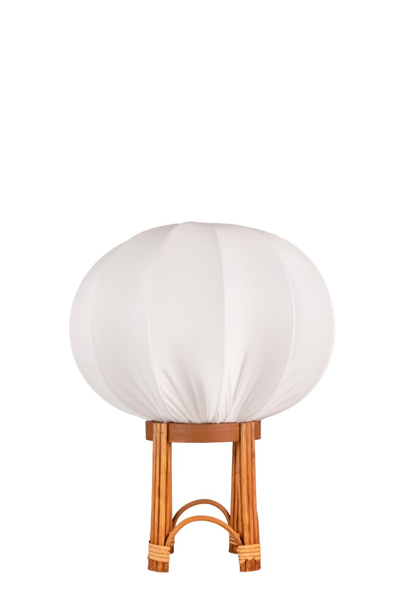Fiji 47cm Natuur vloerlamp Van Globen Lighting - De lampenkap is voorzien van een ringfitting die geschikt is voor lampsnoeren met een E27-fitting.