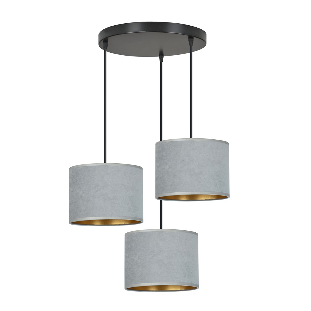 Hilde Ø50 Grijs hanglamp Van Emibig Lighting - Dankzij de eenvoudige constructie en het elegante kleurenschema is Hilde een veelzijdige keuze die past in veel verschillende kamers en stijlen.