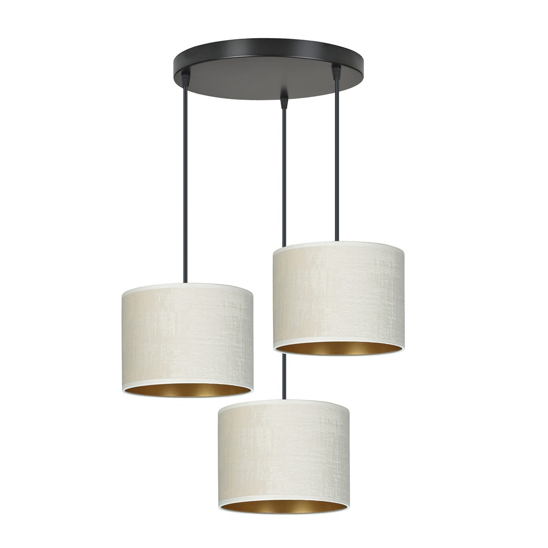 Hilde Ø50 Beige hanglamp Van Emibig Lighting - Dankzij de eenvoudige constructie en het elegante kleurenschema is Hilde een veelzijdige keuze die past in veel verschillende kamers en stijlen.