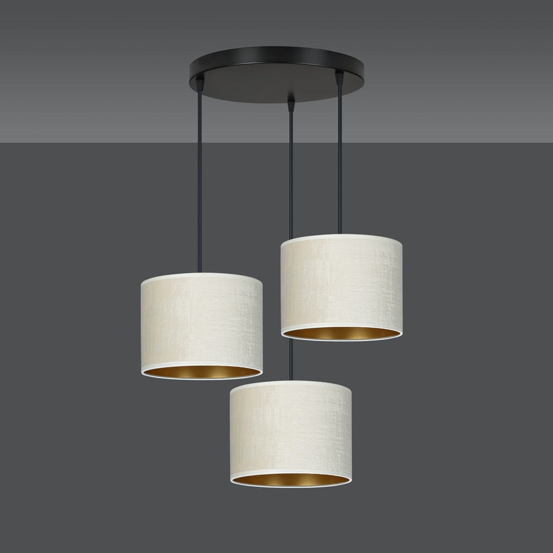 Hilde Ø50 Beige hanglamp Van Emibig Lighting - Dankzij de eenvoudige constructie en het elegante kleurenschema is Hilde een veelzijdige keuze die past in veel verschillende kamers en stijlen.